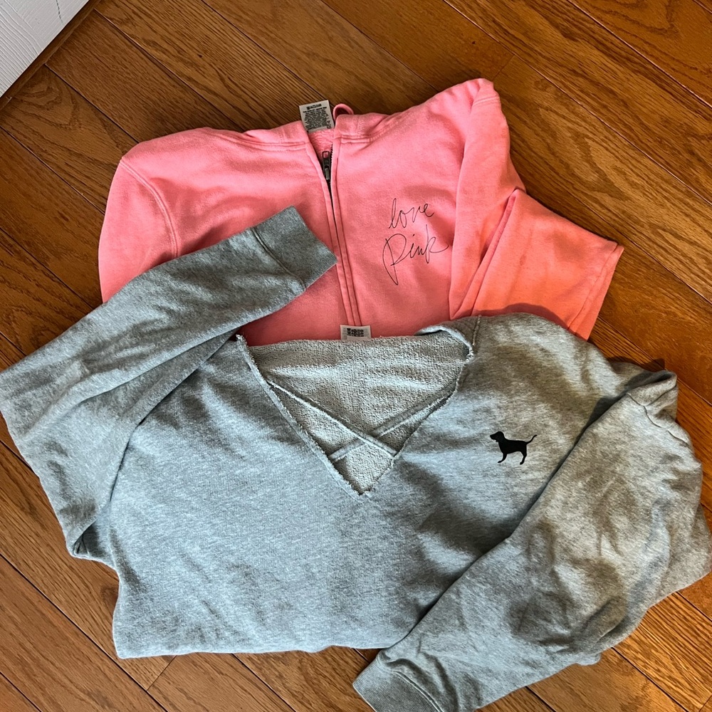 2 pink! Sweatshirt bundle